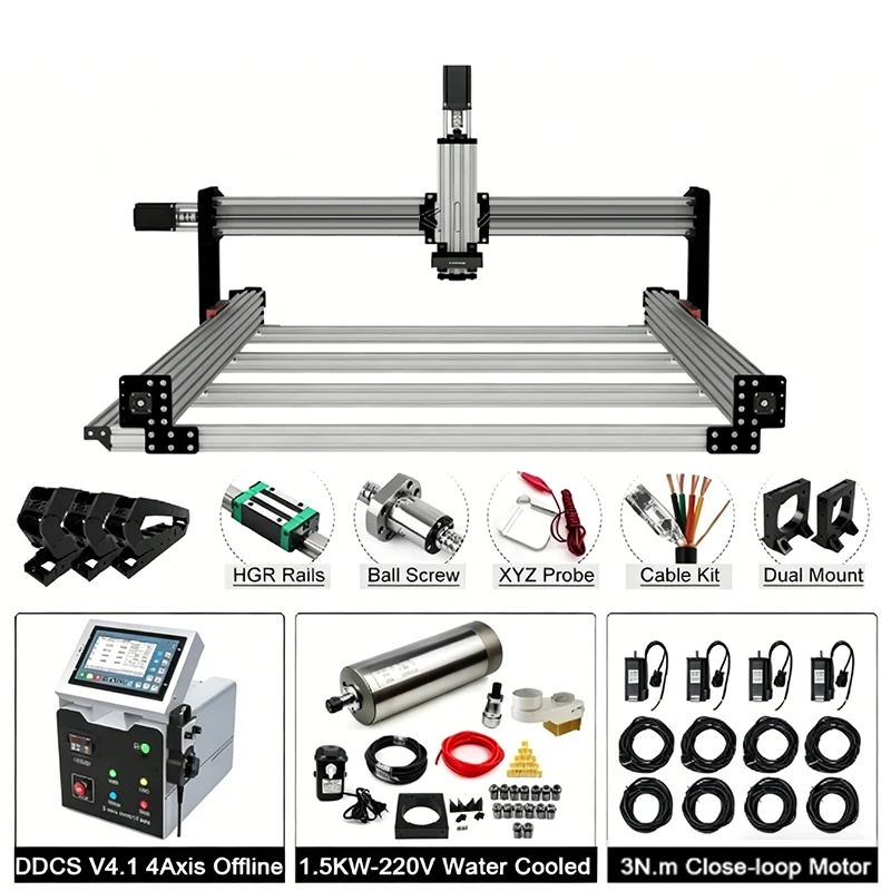 Sistem Kontrol Offline 4-Axis  - Ddcs V4.1 4 Axis Cnc Offline Controller ulasan dan harga