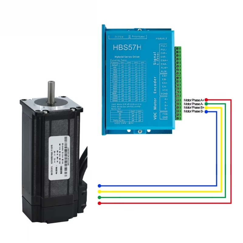 Kit Motor Stepper Loop Tertutu - Nema 23 Closed Loop Stepper Motor Driver Kit ulasan dan harga